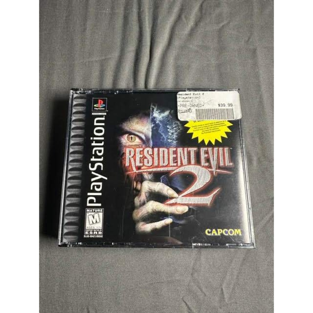 Resident Evil 2 Sony PlayStation PS1 1998 Capcom SLUS-00421 2-Disc Set NTSC U/C